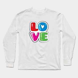 LOVE! Cute Valentine's Day Shirts & Gifts Long Sleeve T-Shirt